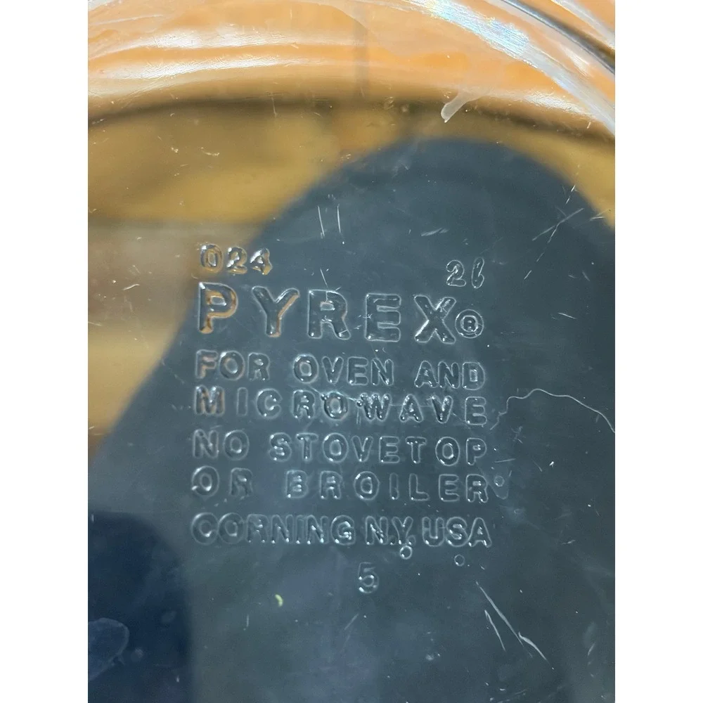Pyrex vintage clear
